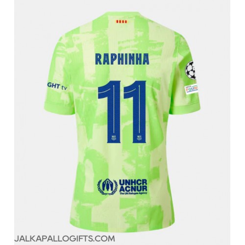 Barcelona Raphinha Belloli #11 Kolmaspaita 2024-25 Lyhythihainen